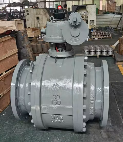 Válvula de bola de muñón forjado de tres piezas de 2500 lb (GAQ347N)